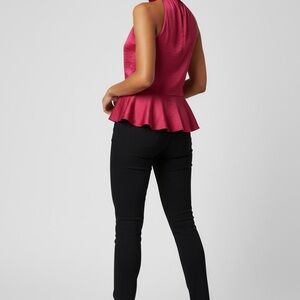 1. State Fuchsia Halter Blouse
